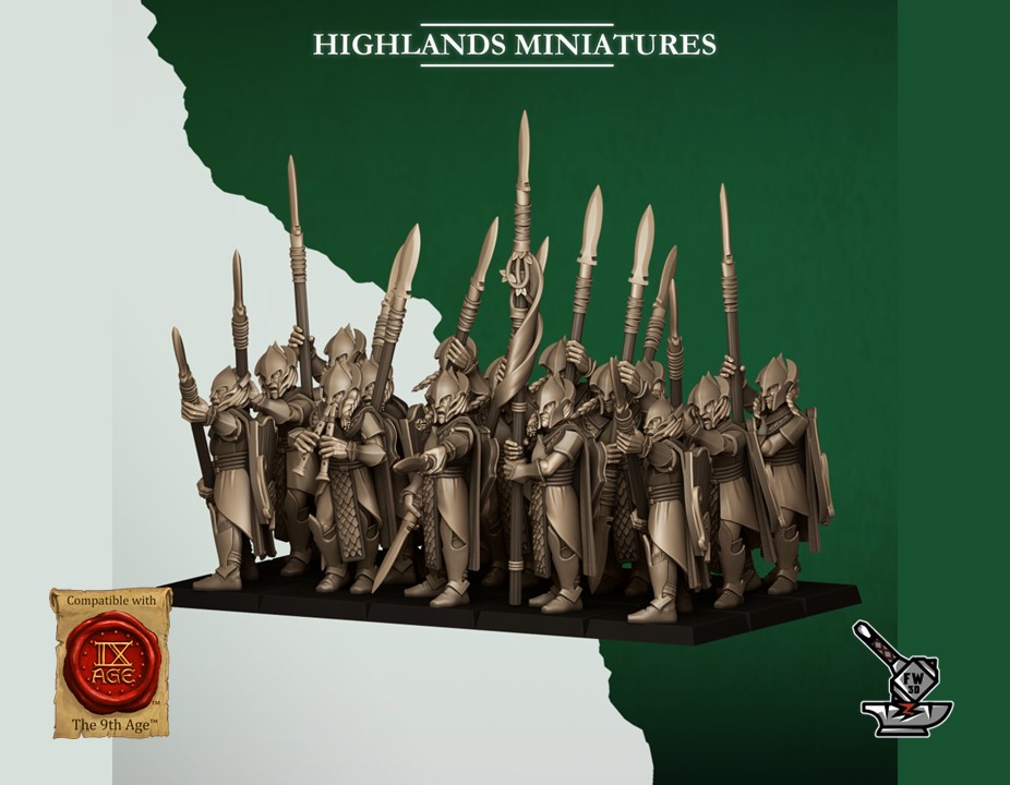 10 Lanciers Elfes sauvages