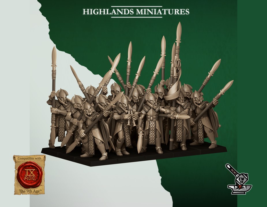 10 Lanciers Elfes sauvages - Image 3
