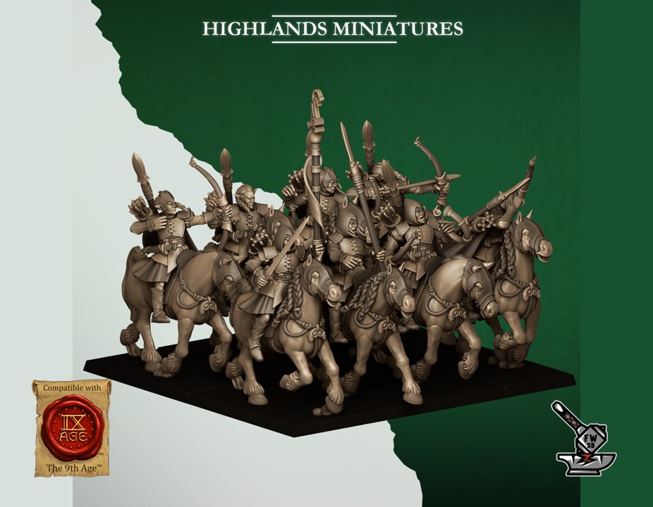 10 Mounted Wild Elf Archers - Image 2