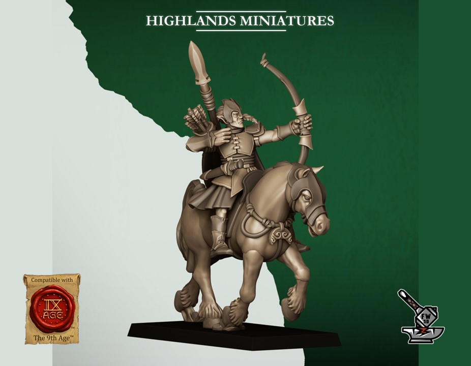 10 Mounted Wild Elf Archers - Image 9
