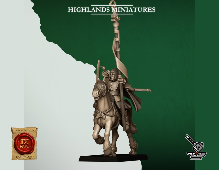 10 Mounted Wild Elf Archers - Image 12