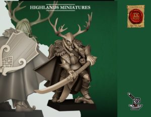 Highborn Elfe sauvage avec épée