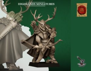 Highborn Elfe sauvage avec arc