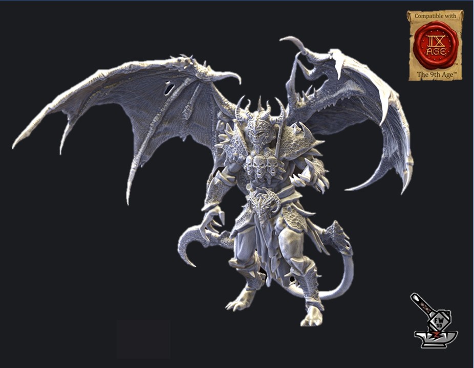 Prince démon du Chaos ailé V1