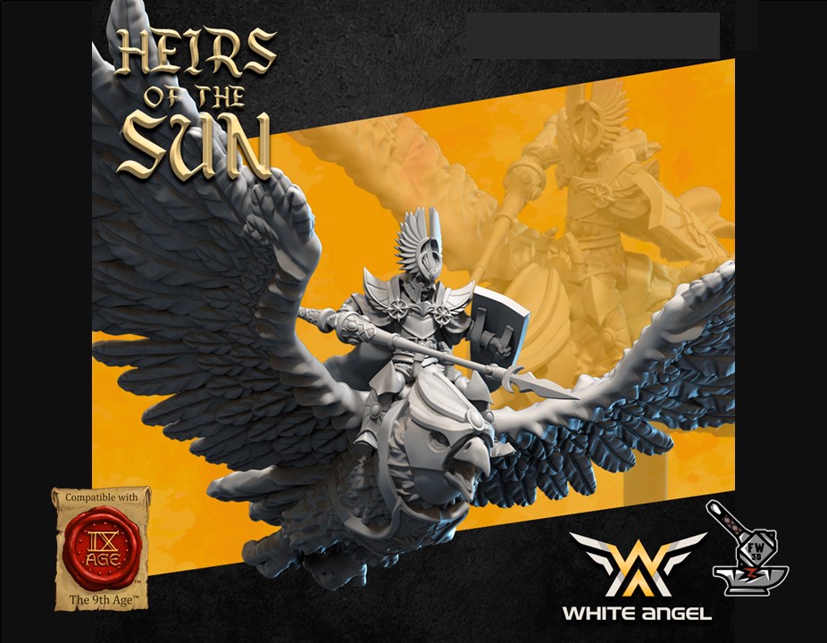 Prince Elfe Heirs of the Sun sur grand aigle