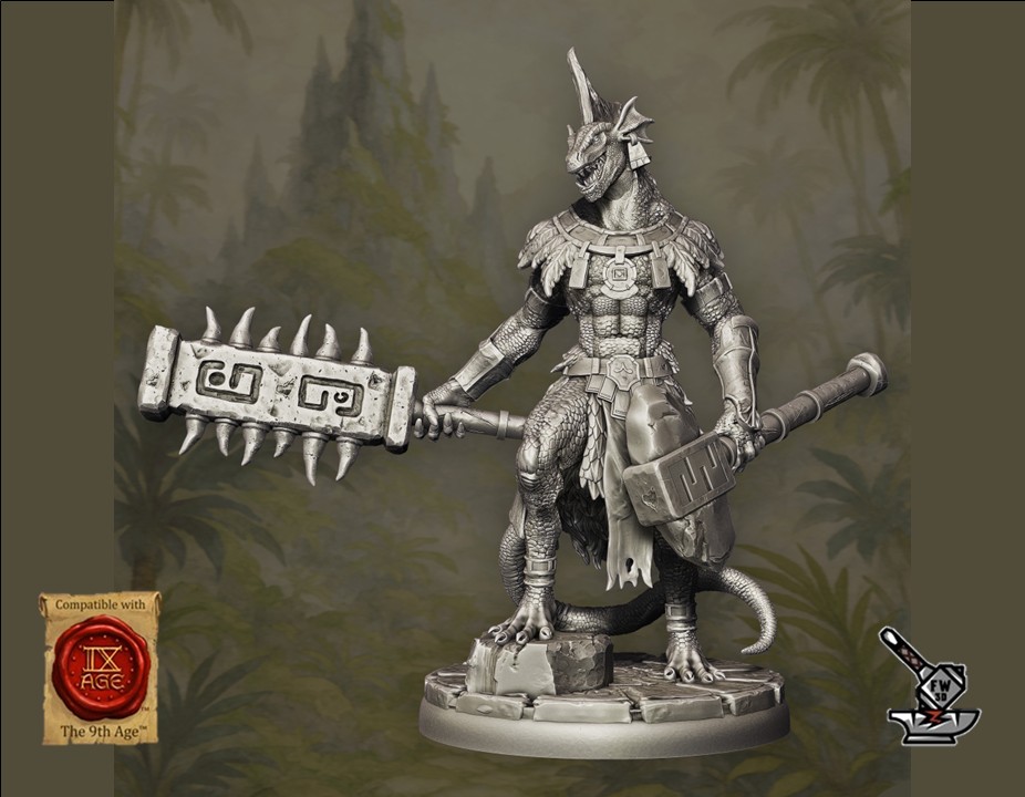 10 Lizardmen Fighters - Image 3