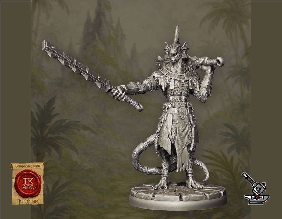 10 Lizardmen Fighters - Image 9