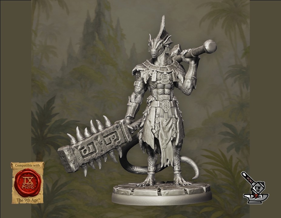 10 Lizardmen Fighters - Image 10