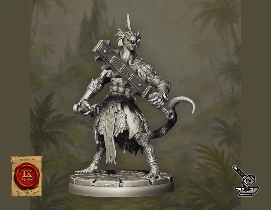 10 Lizardmen Fighters - Image 6