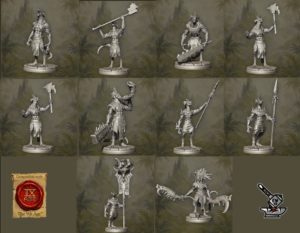 10 Pathfinders Homme-Lézards