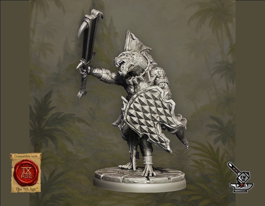 10 gecko scouts Lizardmen - Image 9