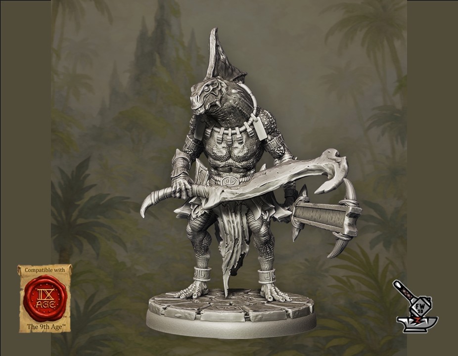10 gecko scouts Lizardmen - Image 8