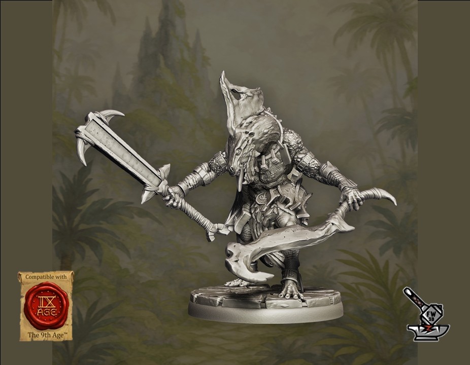 10 gecko scouts Lizardmen - Image 6
