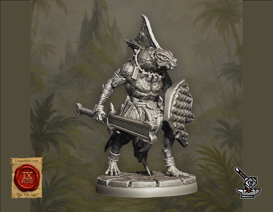 10 gecko scouts Lizardmen - Image 4