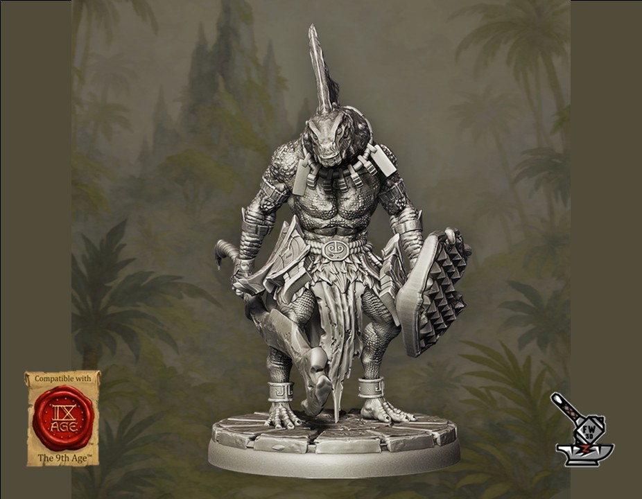 10 gecko scouts Lizardmen - Image 3
