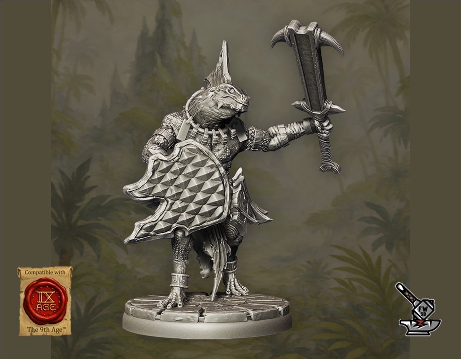 10 gecko scouts Lizardmen - Image 2