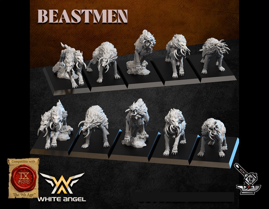5 Beast Thing Wolf Homme-bêtes