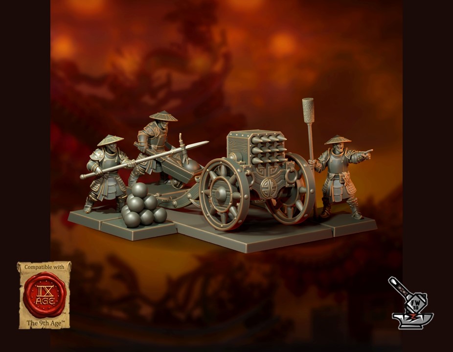 Canon du tonnerre de l'Empire Céleste (2 versions) (Thunder cannon) - Image 2