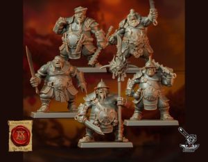 5 Mercenaires de Jade Ogres de l'Empire Céleste (Jade Ogre Mercenaries)