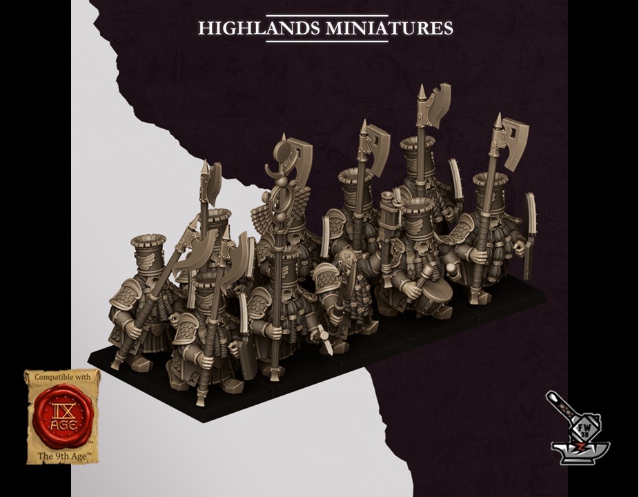 10 Gardes lourds des Sons Of Marduk avec armes et boucliers – Image 3
