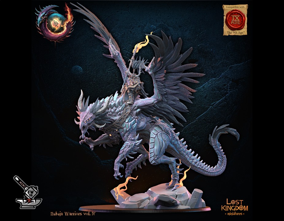 Lord of Nujuka on dragon - Image 5