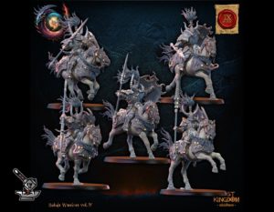 5 Chevaliers de Nujuka montés