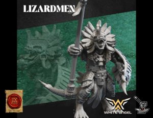 Commandant Lézard (deux options d'arme)