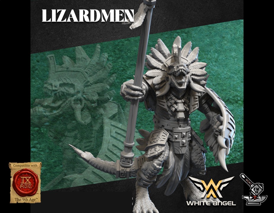 Commandant Lézard (deux options d'arme)