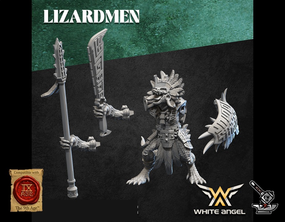 Commandant Lézard (deux options d'arme) – Image 3