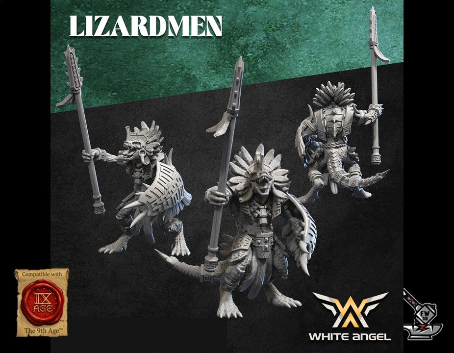 Commandant Lézard (deux options d'arme) – Image 2