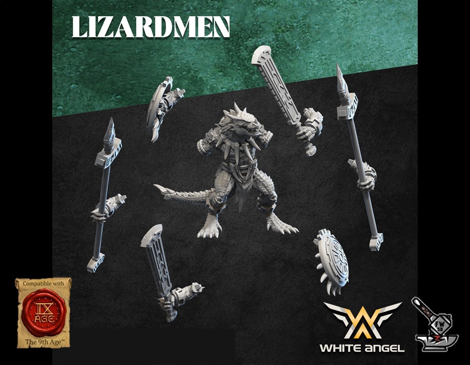 10 Guerriers Lézards avec deux armes – Image 2