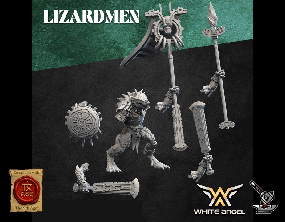 10 Guerriers Lézards avec deux armes – Image 4