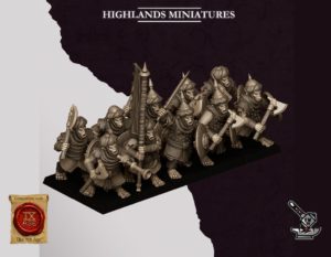 10 Guerriers Hobgobelins des Sons of Marduk avec haches à deux mains