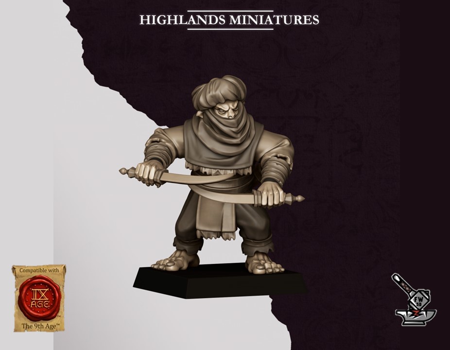 10 Traîtres Hobgobelins des Sons of Marduk avec deux armes – Image 4
