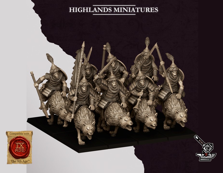 10 Chevaucheurs Hobgobelins des Sons of Marduk avec lances – Image 2