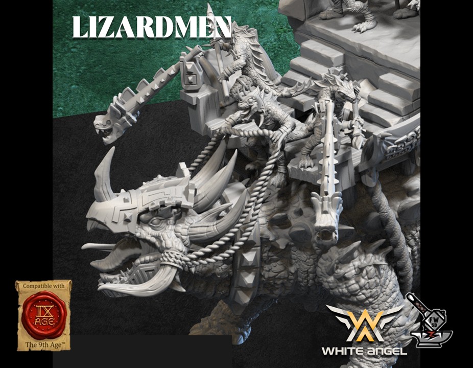 Shaman sur tricératops Lézard - Image 3