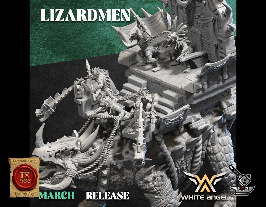 Shaman sur tricératops Lézard - Image 2