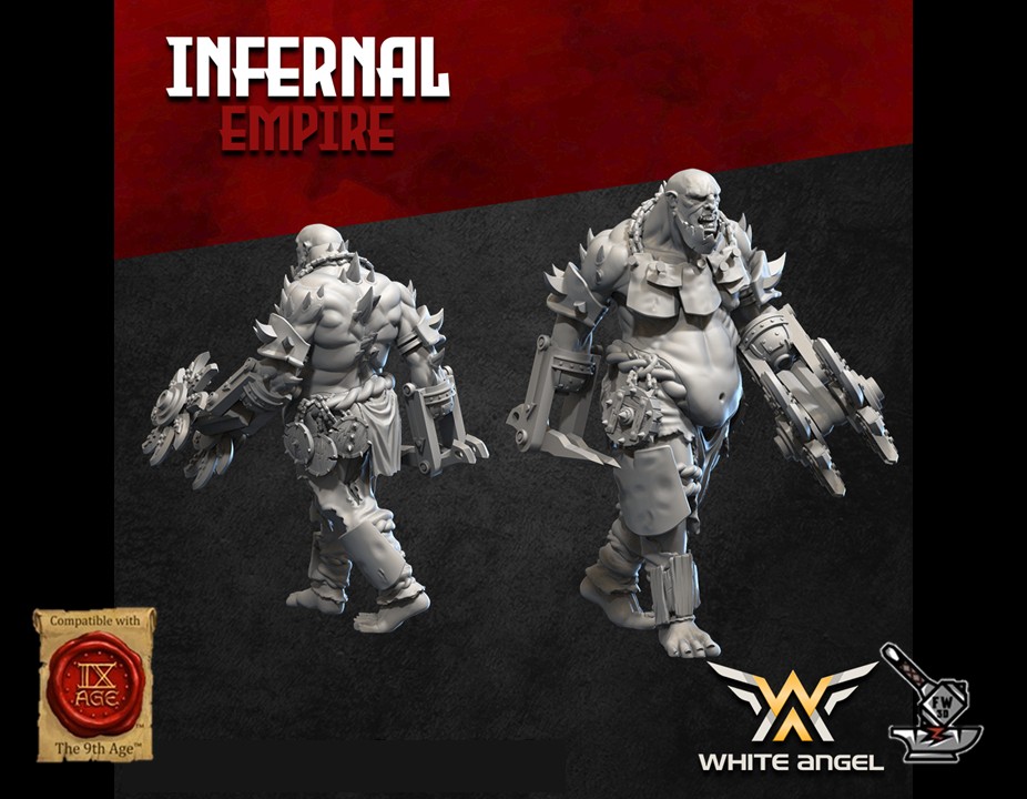 Géant d'attaque des Nains infernaux (avec plusieurs armes) - Image 3