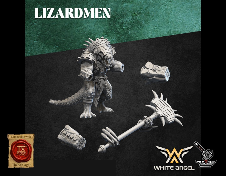 3 Crocogators Lézards avec deux armes – Image 6