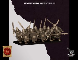 10 Lanciers Hobgobelins des Sons of Marduk avec boucliers