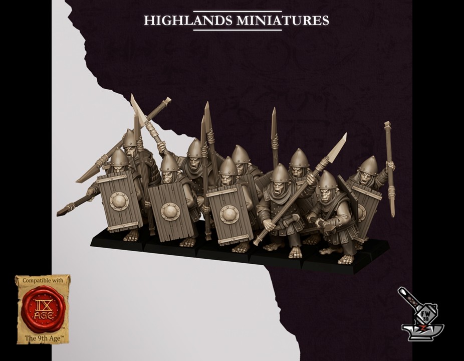 10 Lanciers Hobgobelins des Sons of Marduk avec boucliers – Image 2