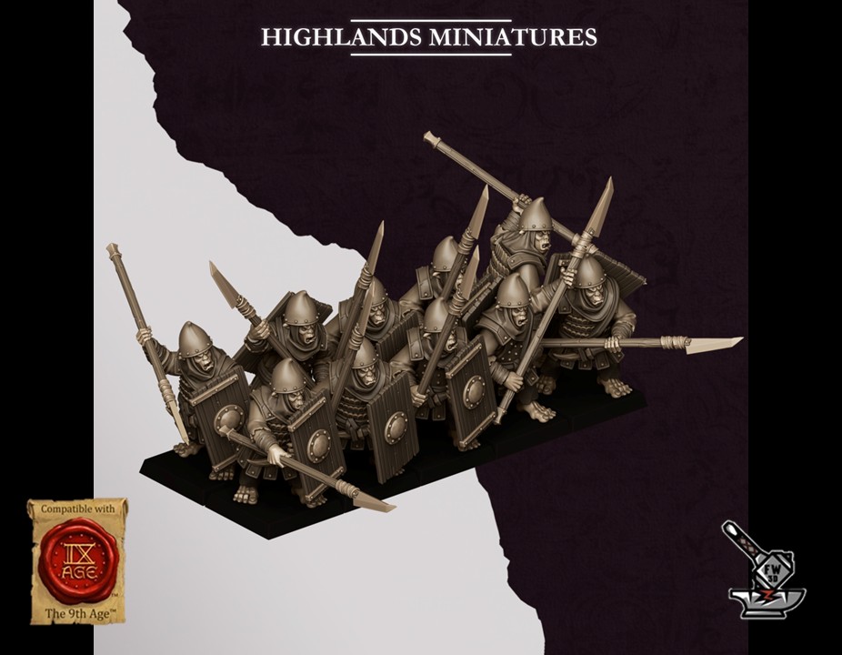 10 Lanciers Hobgobelins des Sons of Marduk avec boucliers – Image 3