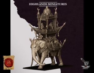 Eléphant de guerre des Sons of Marduk