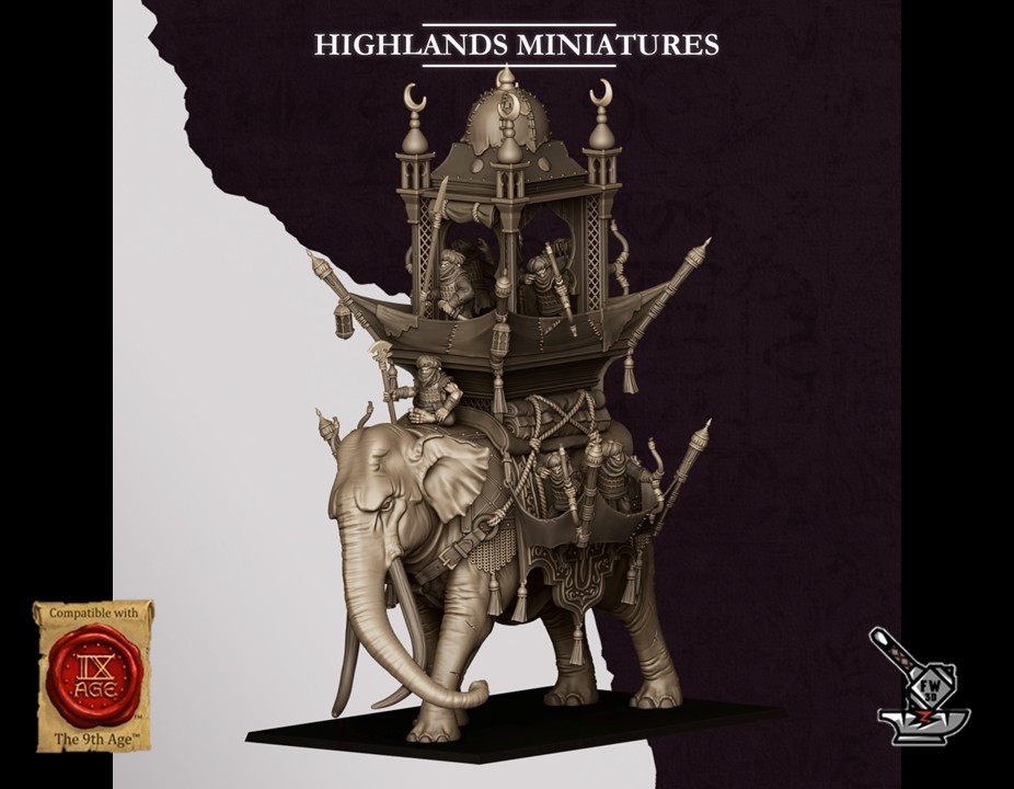 Eléphant de guerre des Sons of Marduk