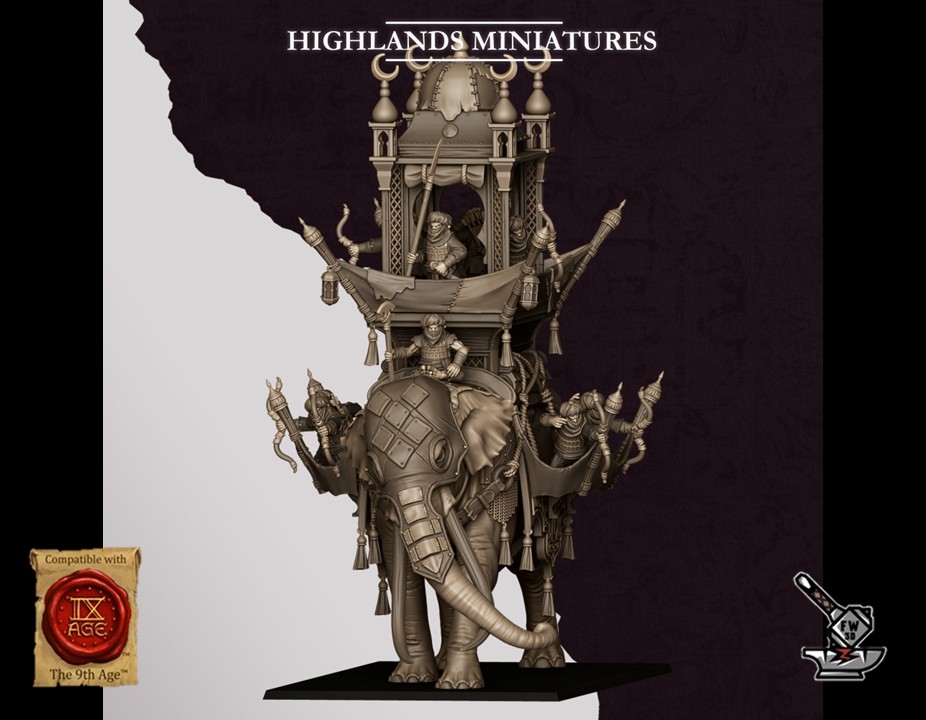 Eléphant de guerre des Sons of Marduk - Image 2