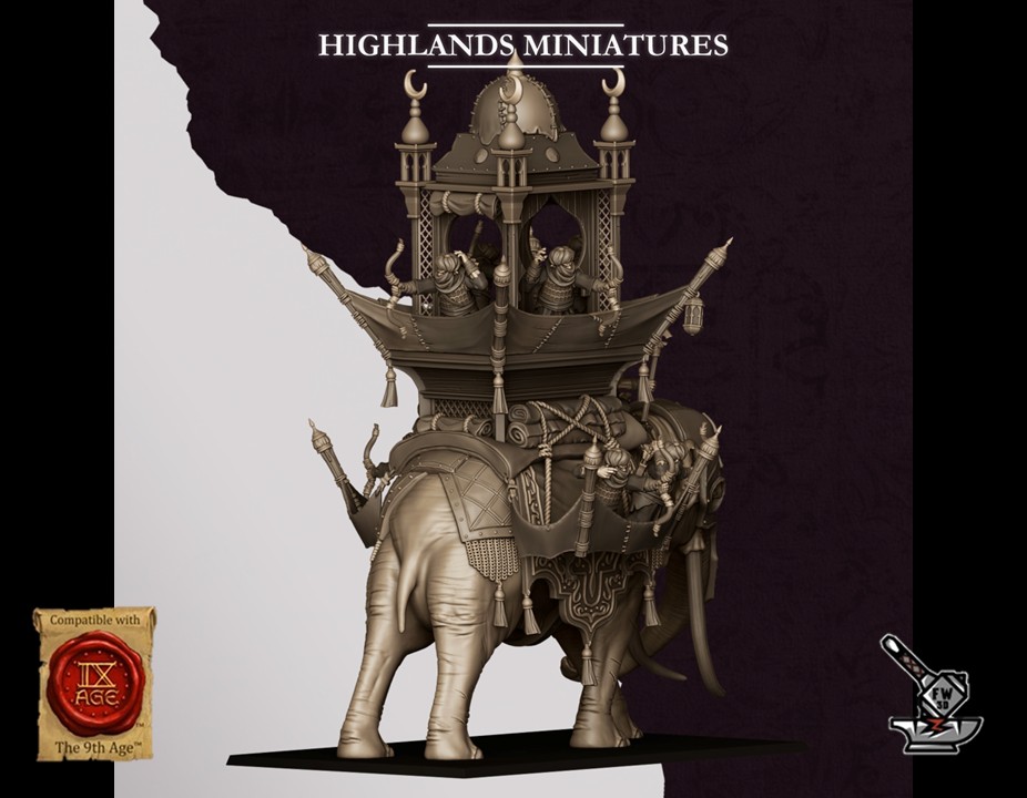 Eléphant de guerre des Sons of Marduk - Image 3