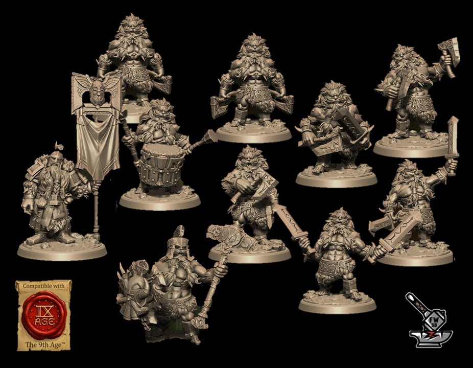 10 Berserks Nains AOO