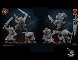 6 loups Mooncurse Forsaken avec EMC