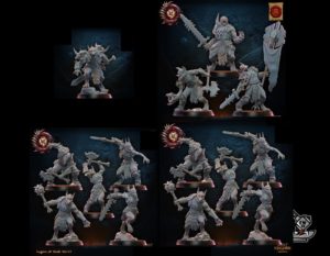 Héro + 13 Guerriers Mooncurse Forsaken avec EMC