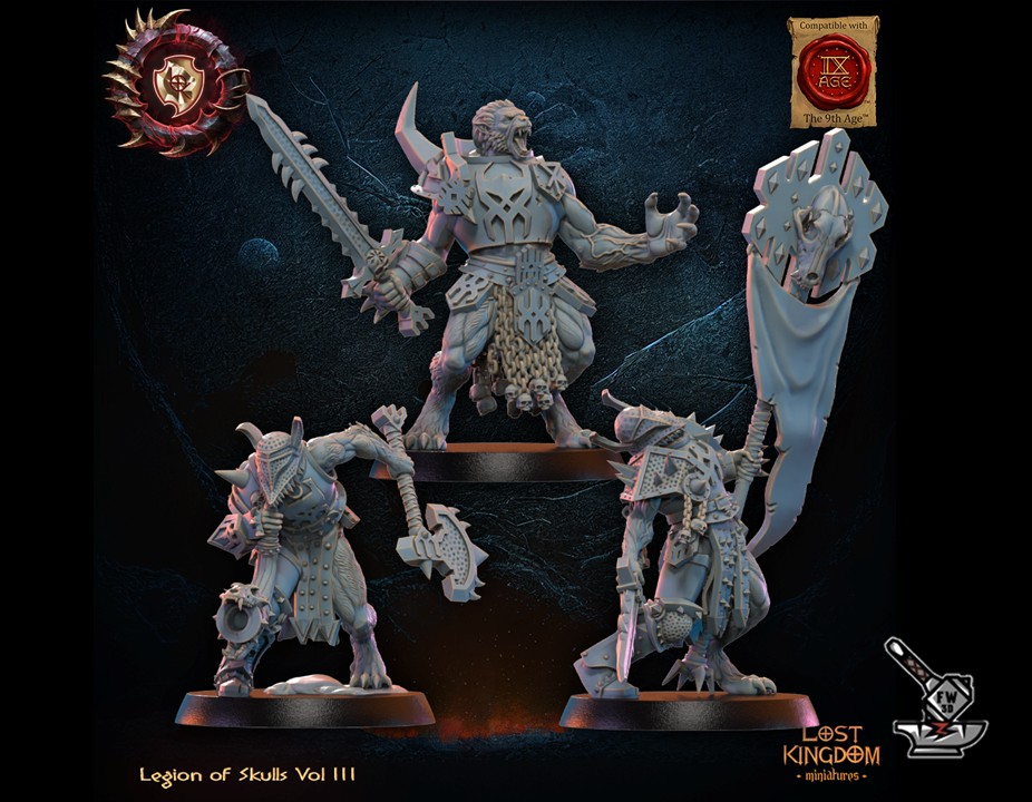 Héro + 13 Guerriers Mooncurse Forsaken avec EMC – Image 13